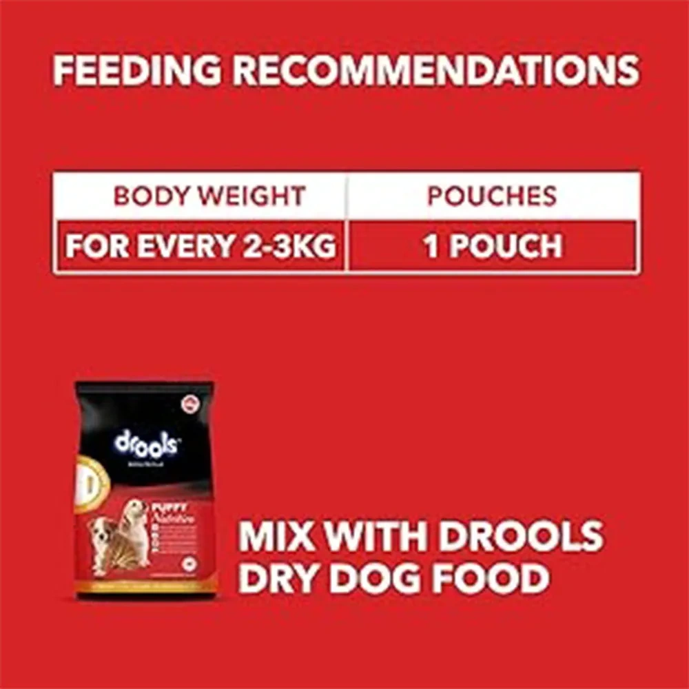 Drools Real Chicken & Chicken Liver Dog Food - In Gravy For Puppy, 150 g - Image 5