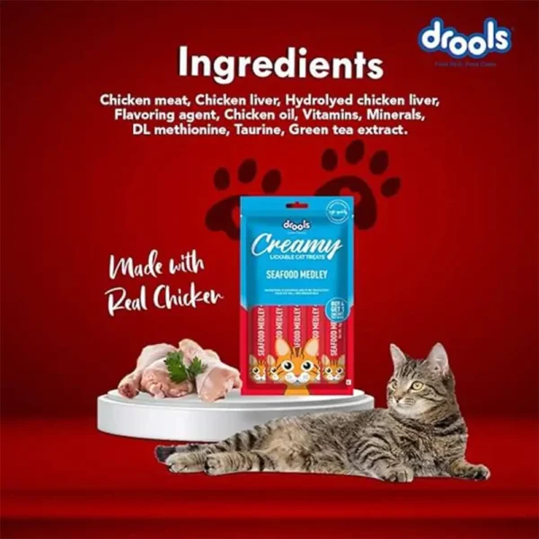 Drools Creamy Treats Seafood - Image 4