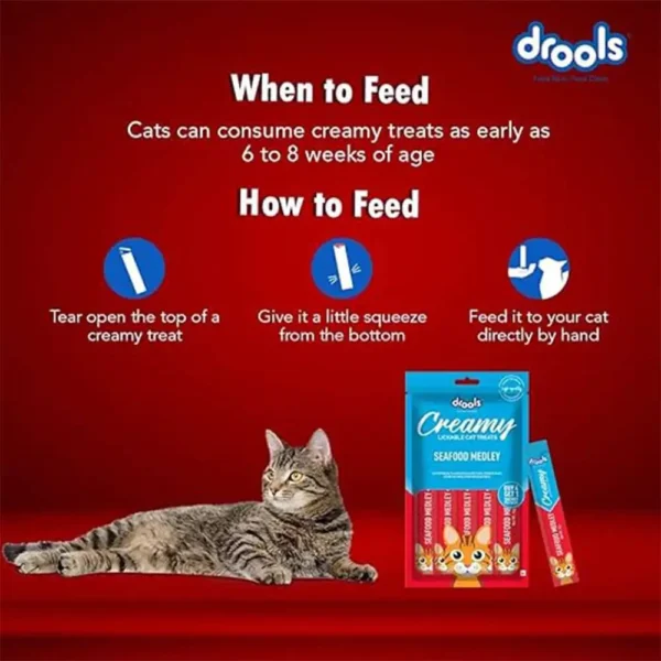 Drools Creamy Treats Seafood - Image 5