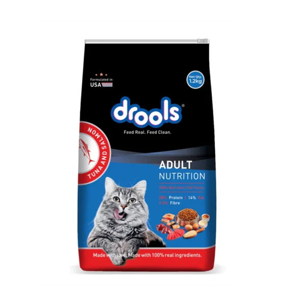 Drools Tuna & Salmon Adult Dry Cat Food - Image 4