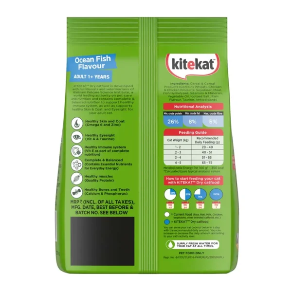 Kitekat Ocean Fish Adult Cat Dry Food - Image 2