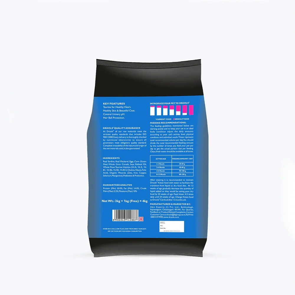 Drools Ocean Fish Kitten Cat Dry Food - Image 2