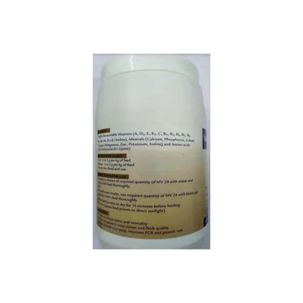 MV 24 Mineral Vitamin Animal Feed Supplement - Image 2