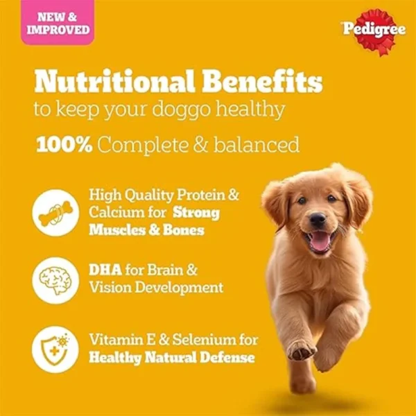 Pedigree Chicken and Milk Puppy Dry Dog Food - Image 3