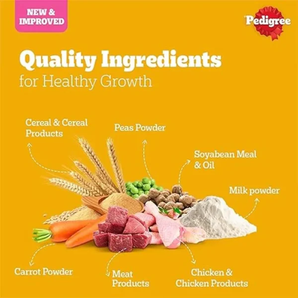 Pedigree Chicken and Milk Puppy Dry Dog Food - Image 4