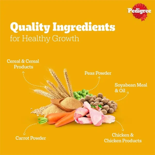 Pedigree Chicken and Vegetables Adult Dry Dog Food - Image 4
