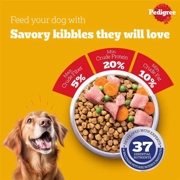 Pedigree Chicken and Vegetables Adult Dry Dog Food - Image 5
