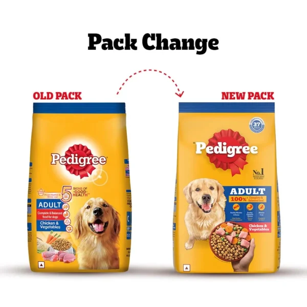 Pedigree Chicken and Vegetables Adult Dry Dog Food - Image 9