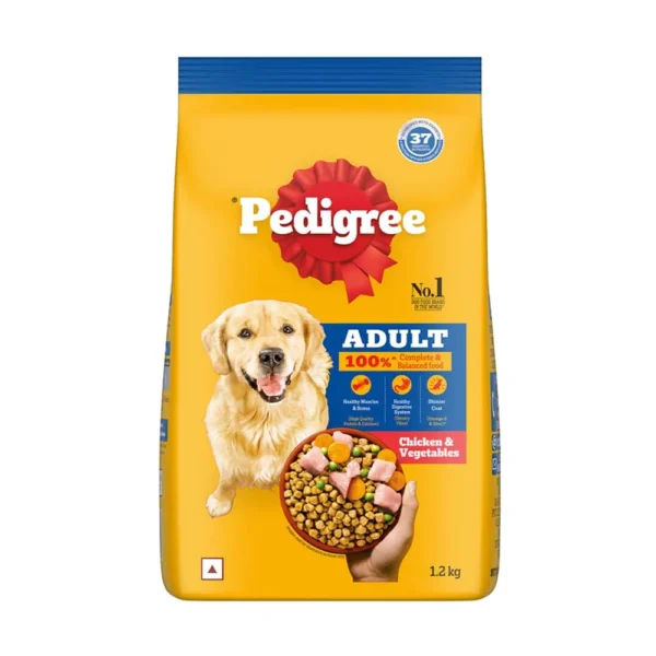 Pedigree Chicken and Vegetables Adult Dry Dog Food