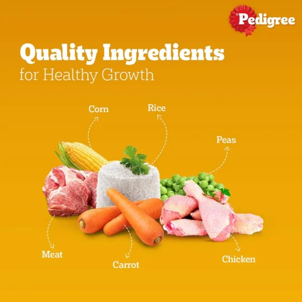 Pedigree Meat and Rice Adult Dry Dog Food - Image 4