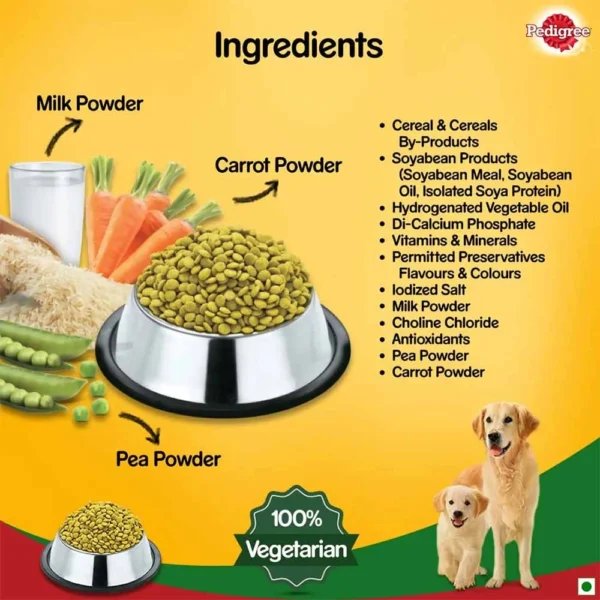 Pedigree Puppy and Adult Veg Dog Dry Food - Image 4
