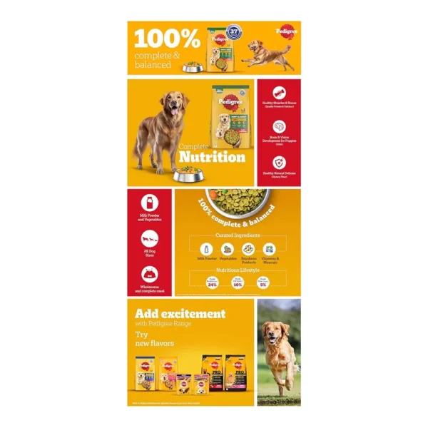 Pedigree Puppy and Adult Veg Dog Dry Food - Image 10