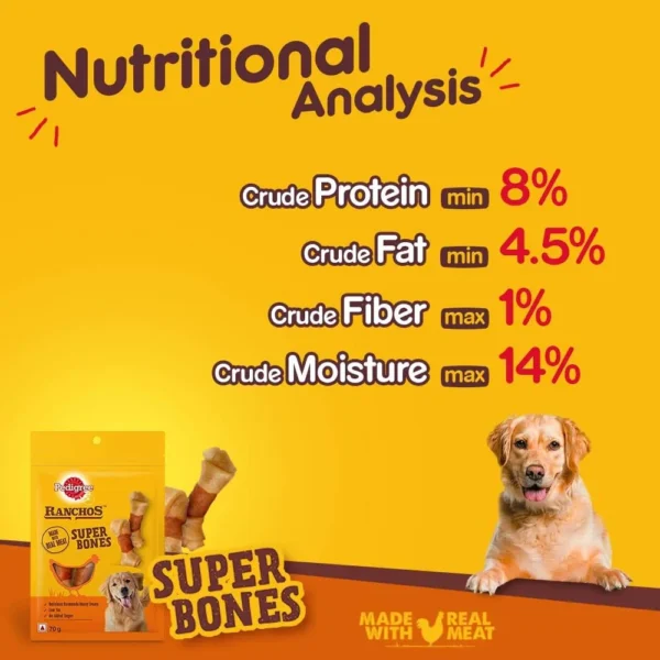Pedigree Ranchos Super Bones Chicken and Milky Flavour - Image 4