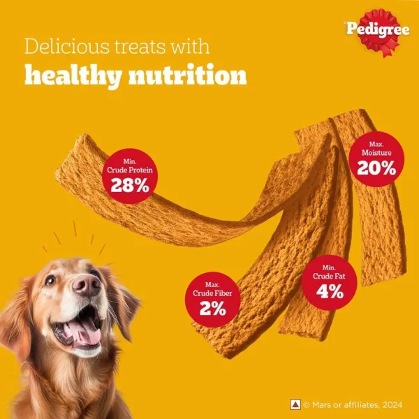 Pedigree Tasty Jerky Chicken and Liver Flavour Adult Dog Treat - Image 4