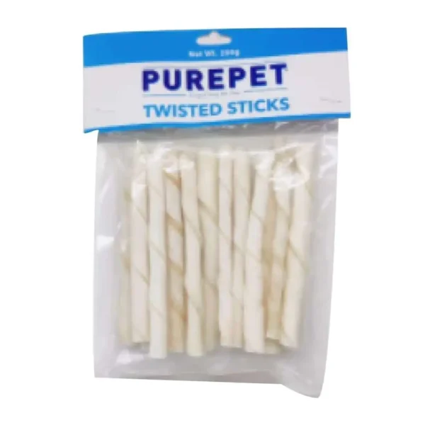 Purepet Chew Bone Twisted Sticks