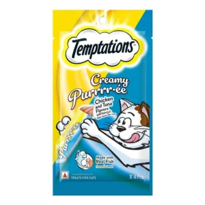 Temptations Creamy Purrrr-Ée Chicken & Tuna Flavour Cat Treats