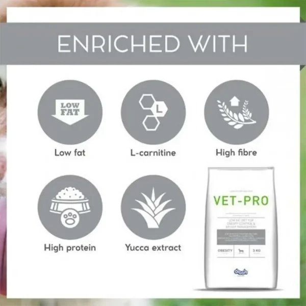 Drools VET PRO Obesity Adult Dog Dry Food - Image 4