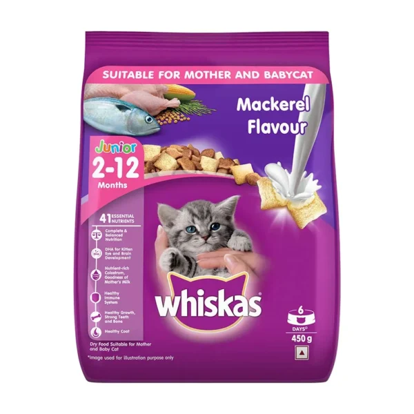 Whiskas Junior Mackerel Dry Food