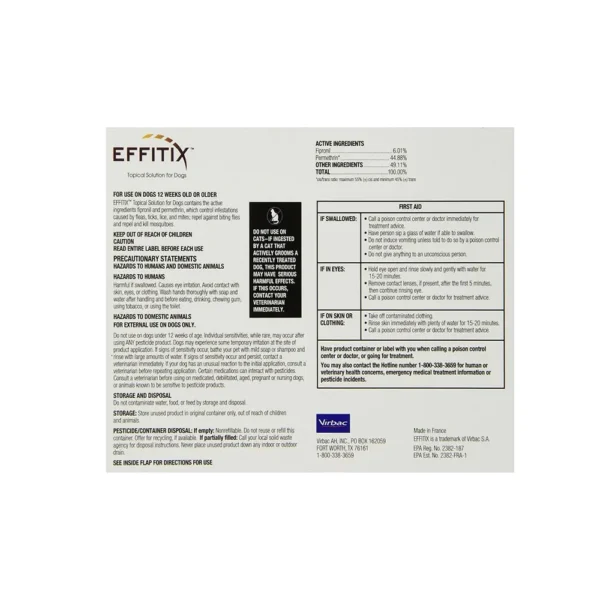 EFFITIX SPOT ON MEDIUM DOG - Image 2