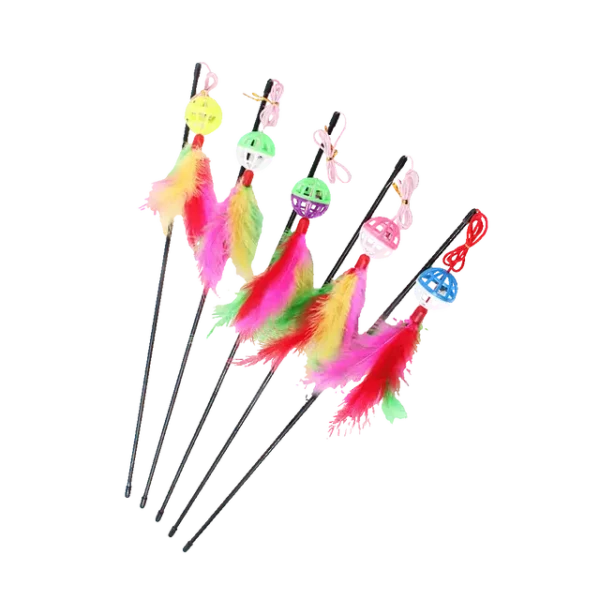 BELL BALL Cat Teaser Stick