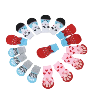 Dog Grip Socks | Anti-Slip Dog Socks with Grips