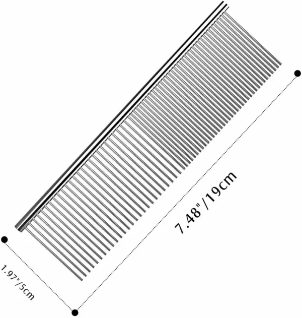 Pet Comb with 62 Needles-Medium Size - Image 3