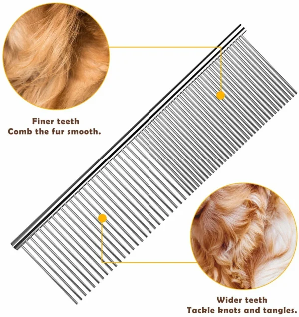 Pet Comb with 62 Needles-Medium Size - Image 2