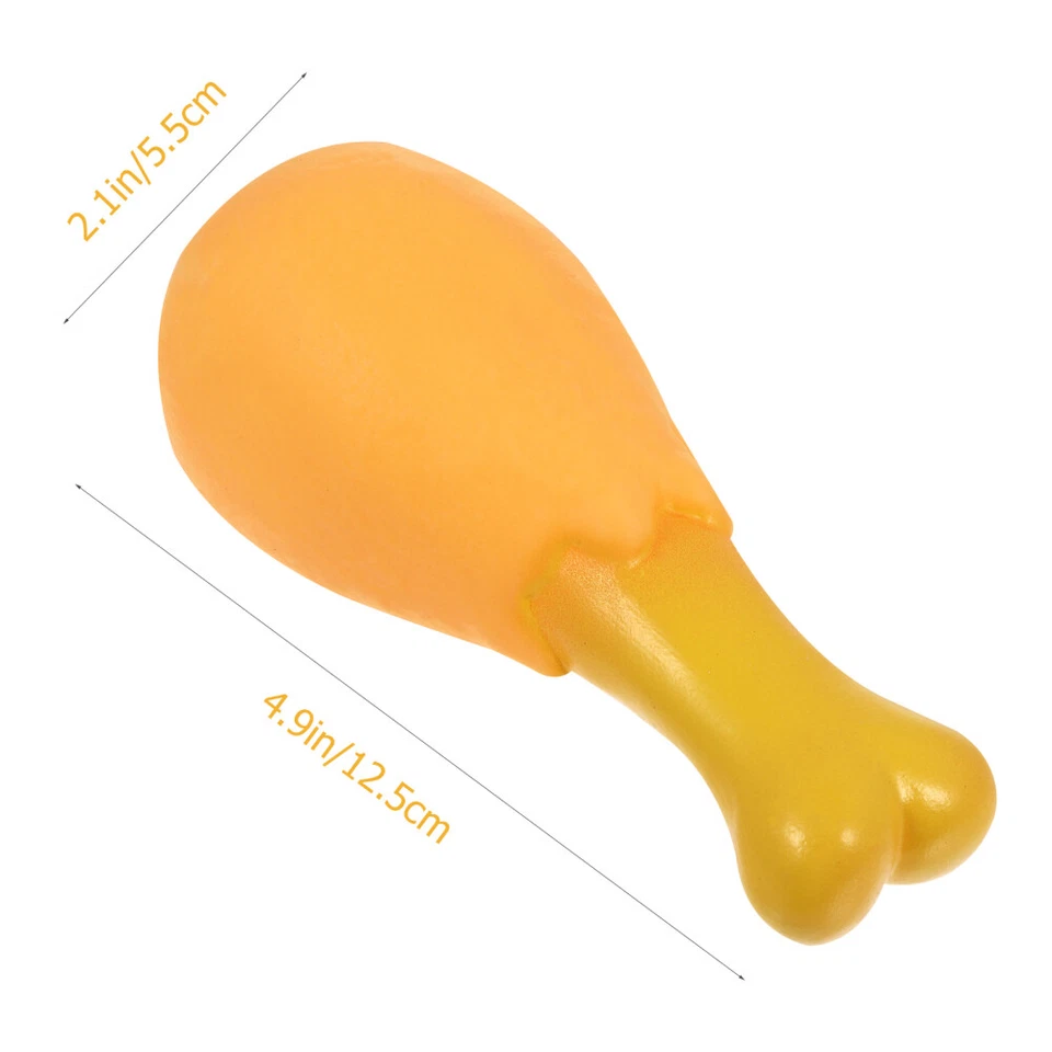Dog Chicken Leg Squeaky Toy | Chicken Leg Squeaky Dog Toy - Image 2