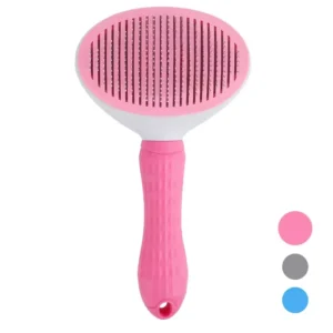 Pet Oval Shape Comb | Self-Cleaning Oval Comb for Dogs & Cats