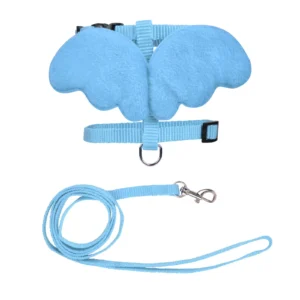Angel Wings Pet Harness and Leash Set for Cats and Small Dogs